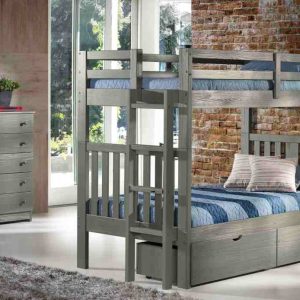 Cambridge Gray Bunk - by Innovations