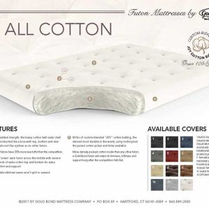 Loveseat 4" Cotton Futon Mattress - by Gold Bond