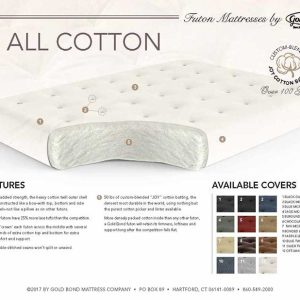 Loveseat 6" Cotton Futon Mattress - by Gold Bond