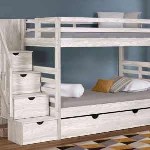 Manchester Birch Stairway Bunk - by Innovations