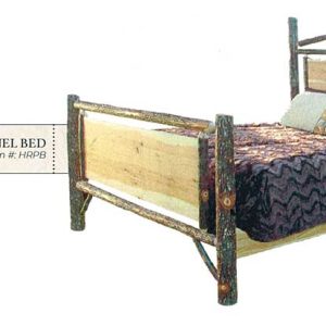 Hickory Rectangular Panel Bed - by Miller's Rustic Furniture