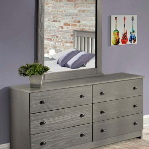 Gray 6 Drawer Dresser - by Innovations 