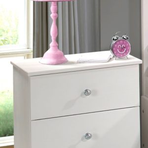 White 2 Drawer Nightstand - by Innovations