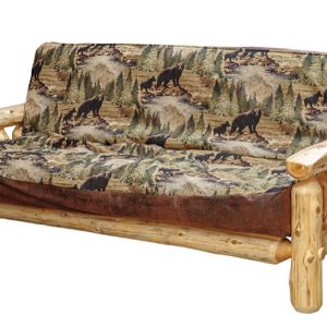 Full Appalachian Cedar Futon Frame - by Countryside Rustic Log Furniture