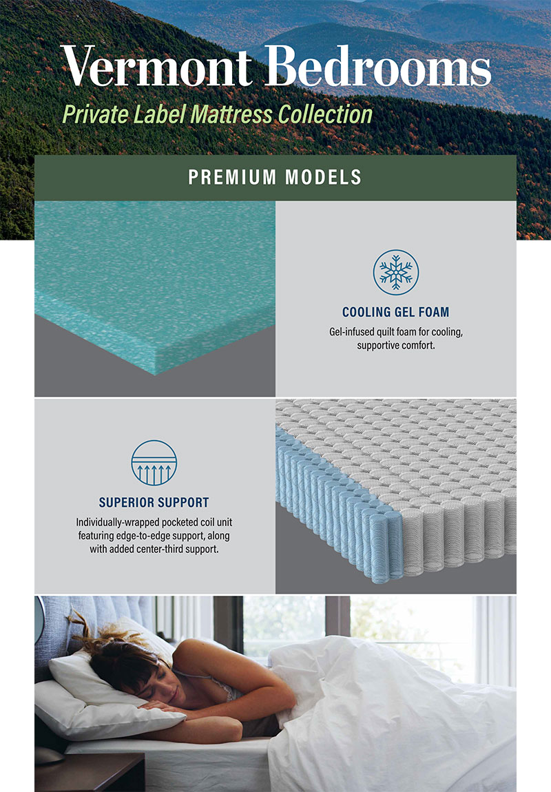 Twin Crystal Lake Firm - Vermont Bedrooms Private Collection - Image 3